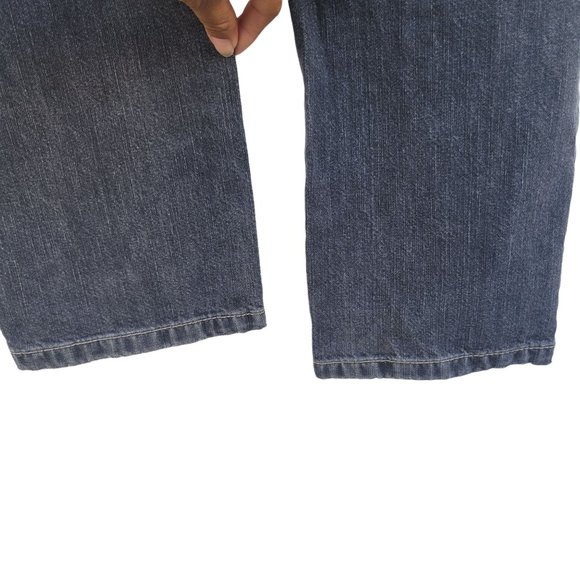 LL Cool J Mens Fading and Whiskering Black Denim Jeans, Size 30x32 Cotton - Picture 7 of 8